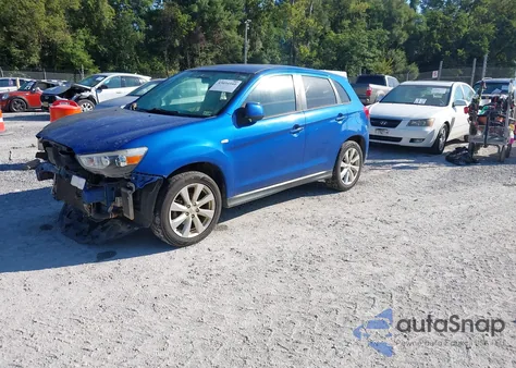 2015 Mitsubishi Outlander Sport Es из США, поврежденный, VIN 4A4AR3AU1FE001322